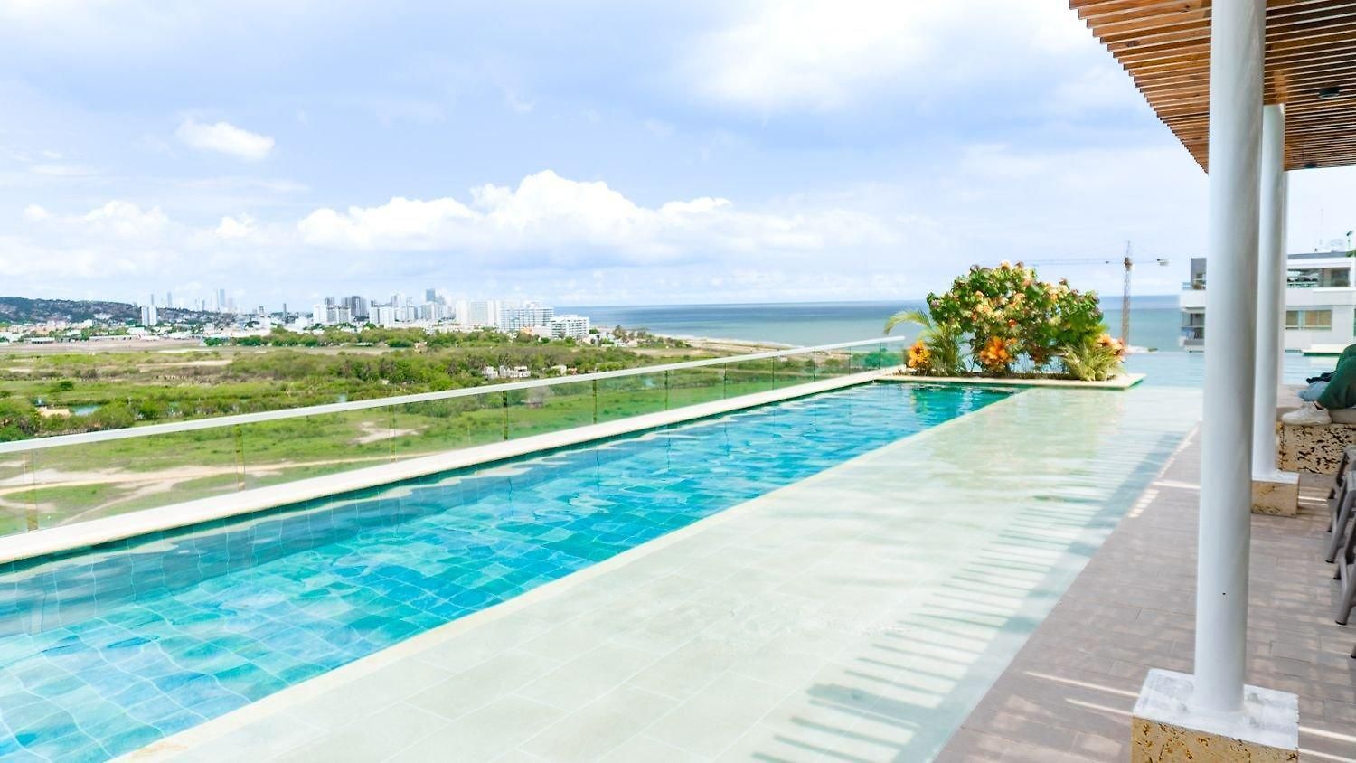 Dq1301 | 2h Jacuzzi Privado + Piscina Infinita Apartamento Cartagena