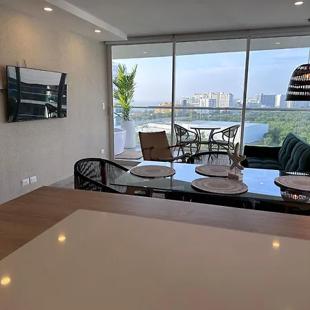Dq1301 | 2h Jacuzzi Privado + Piscina Infinita Apartamento Cartagena